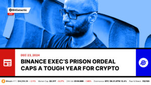 Binance Exec’s Prison Ordeal Caps a Tough Year for Crypto