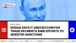 Russia Says It Uses Bitcoin for Trade Payments Amid Efforts to Sidestep Sanctions