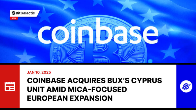 Coinbase Acquires BUX’s Cyprus Unit Amid MiCA-Focused European Expansion