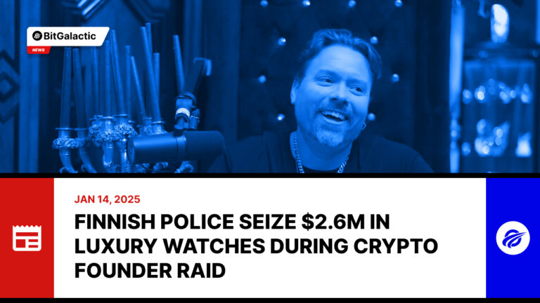 Finnish Police Seize $2.6M in Luxury Watches During Crypto Founder Raid