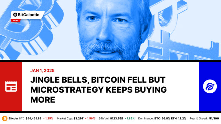 Jingle bells, Bitcoin fell but MicroStrategy keeps buying more