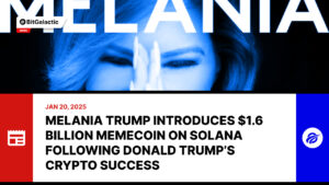 Melania Trump Introduces $1.6 Billion Memecoin on Solana Following Donald Trump’s Crypto Success